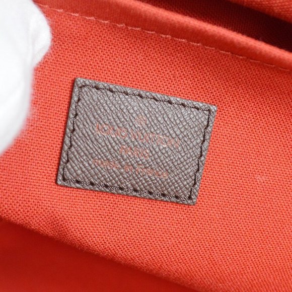 Louis Vuitton Belem MM Handbag Damier Ebene Canvas, Leather - Picture 12 of 16